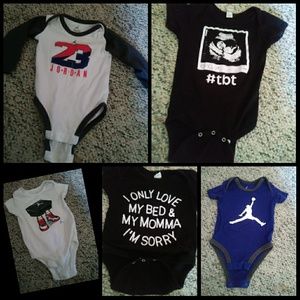 BABY BOY LOT ONSIES SIZE 6-9 MO